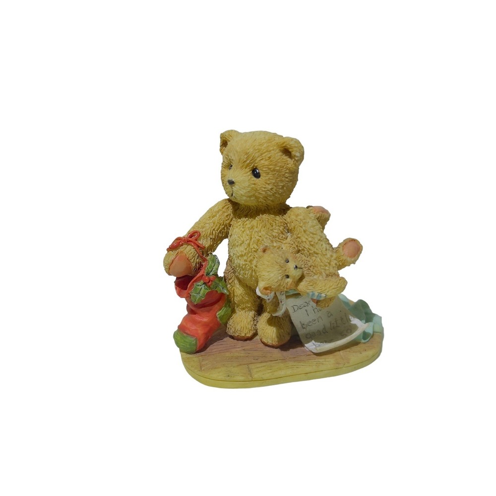 Cherished Teddies Jacob Wishing For Love Christmas #3E6/885 Figurine VTG 1999